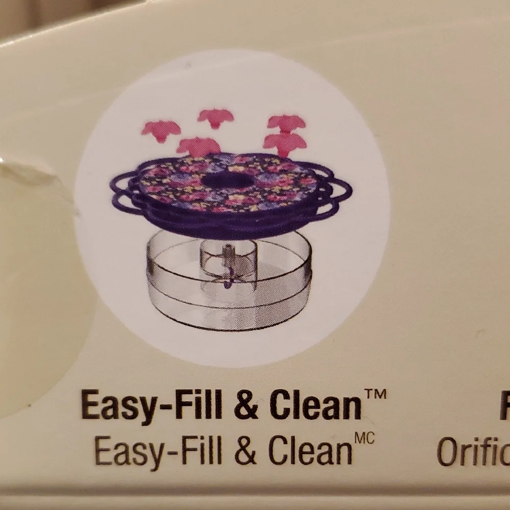 2 Floral Purple Hummingbird Feeder